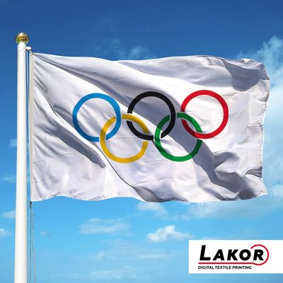 Прапор Міжнародний олімпійський комітет (МОК) O-021 фото