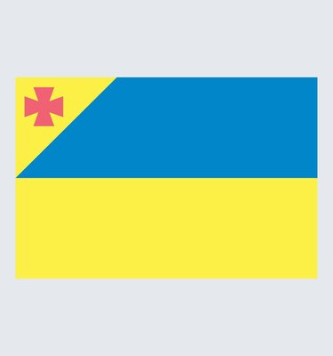 Прапор Олександрійського району U-Kv-005 фото
