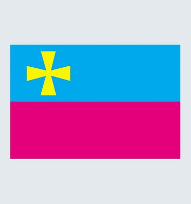 Прапор Решетилівського району U-P-007 фото