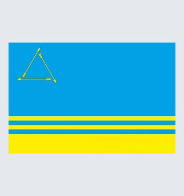 Прапор міста Долинська U-Kv-010 фото