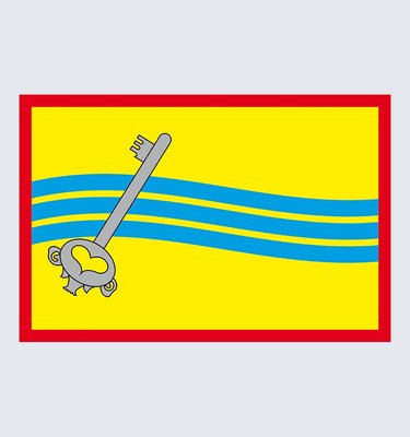 Прапор Житомирського району U-Zh-002 фото