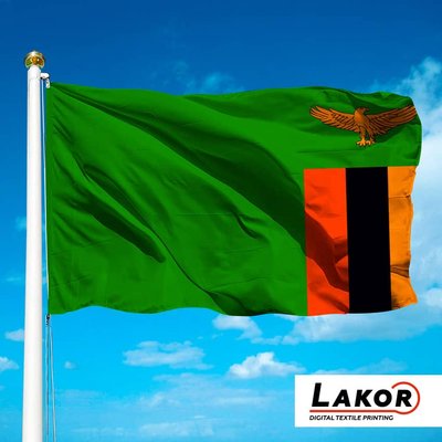 Прапор Замбії S-Af-012 фото