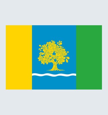 Прапор села Дубівці U-IF-006 фото