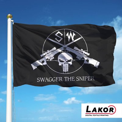 Прапор снайпера «Swagger The Sniper» V-105 фото