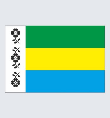 Прапор Хмельницького району U-Hm-003 фото
