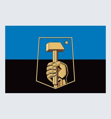 Прапор Донецька U-Dn-002 фото