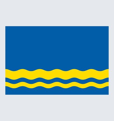 Прапор Волноваського району U-Dn-004 фото