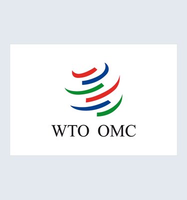Прапор Світової організації торгівлі (СОТ) О-001 фото
